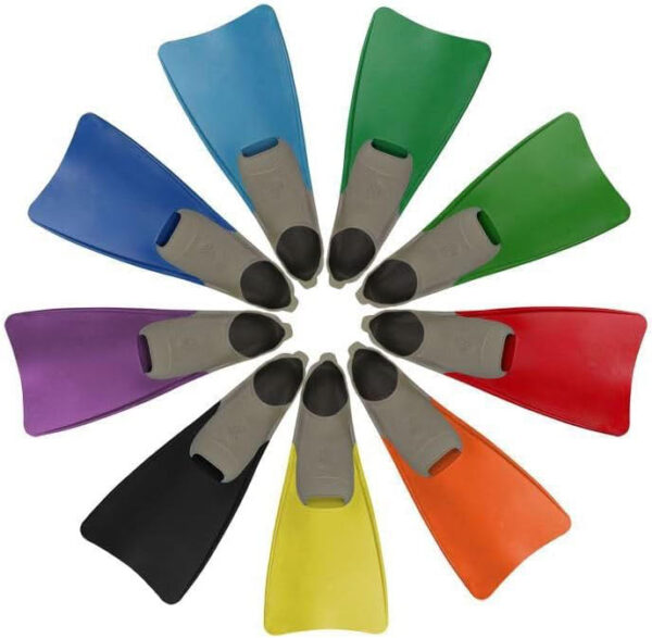 Palmes Mi-Longues Taille à La Couleur